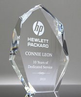 Picture of Faceted Crystal Peak Award