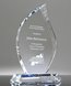 Picture of Beveled Flame Crystal Award