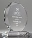 Picture of Clear Crystal Octagon Award