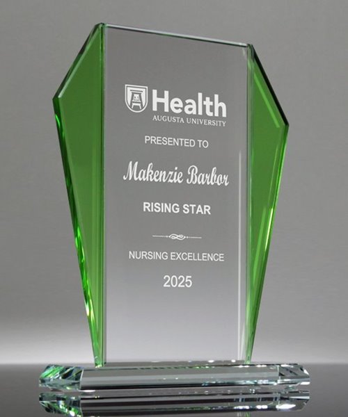 Picture of Newbury Green Starfire Glass Award