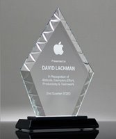 Picture of Accent Diamond Glass Award