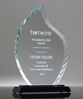 Picture of Accent Flame Glass Award