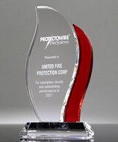 Picture of Scarlet Flame Crystal Award