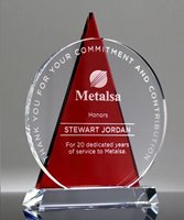 Picture of Crystal Icon Award - Red