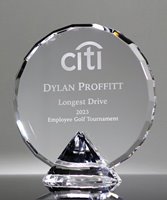 Picture of Faceted Circle Diamond Award