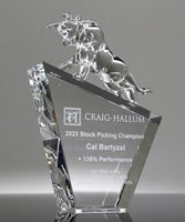 Picture of Crystal Bull Trophy