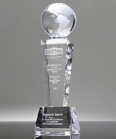 Picture of Galaxy Crystal Globe Trophy