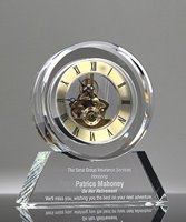 Picture of Crystal Desk Clock Award