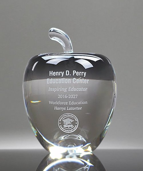 Picture of Crystal Apple Award