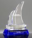 Picture of Faceted Sailboat Crystal Award