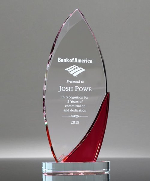 Picture of Corporate Surge Red Crystal Award