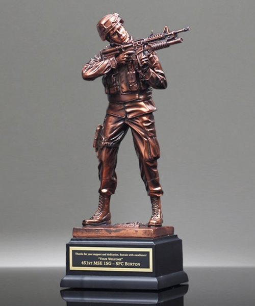 Picture of Military Soldier Trophy