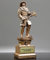 Picture of Fireman Tribute Statue