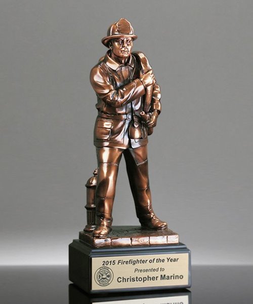 Picture of Fireman Sculpture Trophy