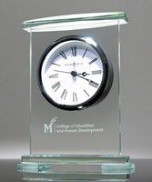 Picture of Jade Crystal Desk Clock