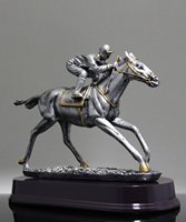 Picture of Horse Racing Trophy - Silverstone Resin