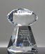 Picture of Faceted Crystal Football Award