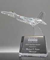 Picture of Crystal Jet Fighter Trophy