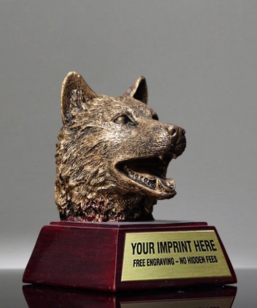 Picture of Wolf Mascot Trophy