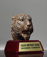 Picture of Gold Tiger Mascot Trophy