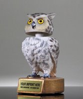 Picture of Owl Bobblehead Mascot Trophy