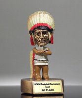 Picture of Indian Chief Bobblehead Mascot Trophy