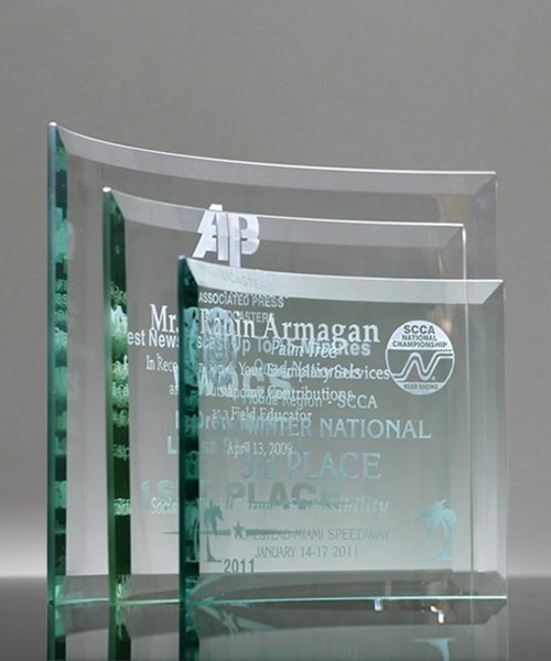 Picture of Premium Curved Glass Award