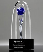 Picture of Allegory World Globe Crystal Award