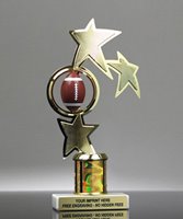 Picture of Color Spin Football Trophy