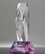 Picture of Presidential Tower Roseate Crystal Award