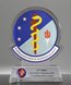 Picture of Custom Military Emblem Crystal Trophy