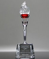 Picture of Ruby Flame Crystal Award