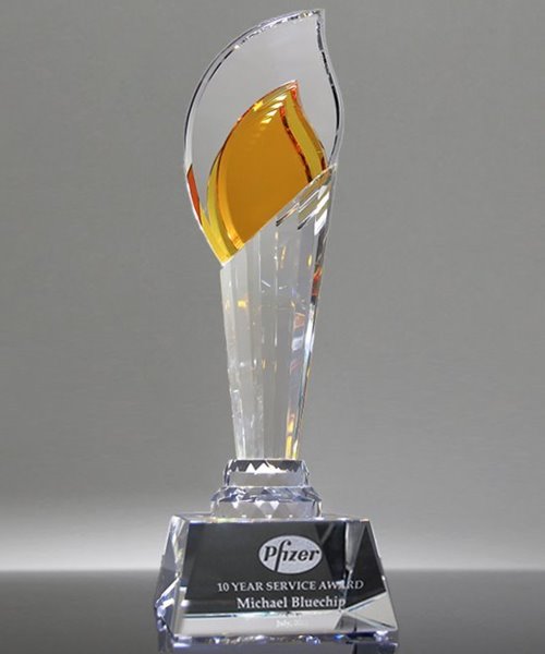 Picture of Olympic Torch Crystal Award