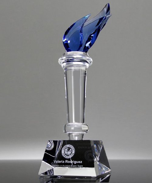 Picture of Blue Crystal Torch Award