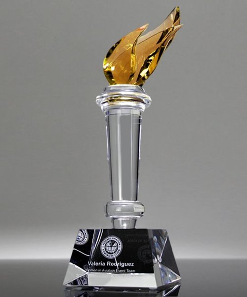 Picture of Crystal Torch Trophy