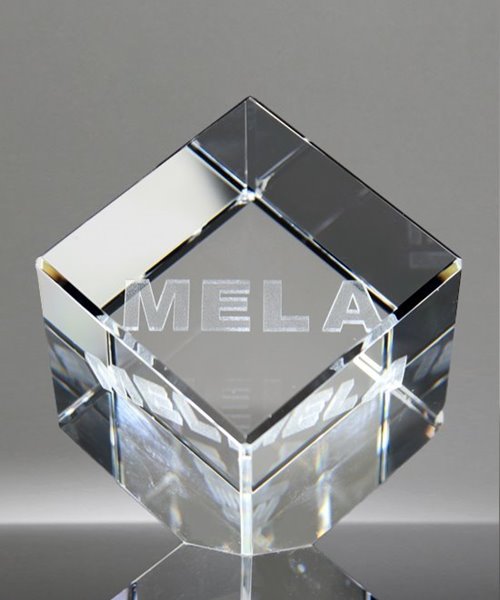 Picture of Subsurface Etched Crystal Award Cube