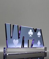 Picture of WPA Crystal Trophy - Poker Champion Trophy