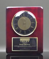 Picture of Highly Polished Rosewood Wall Clock