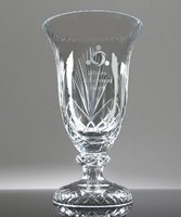 Picture of Durham Crystal Footed Vase Trophy