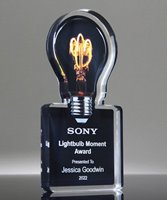 Picture of Light Bulb Moment Acrylic Award