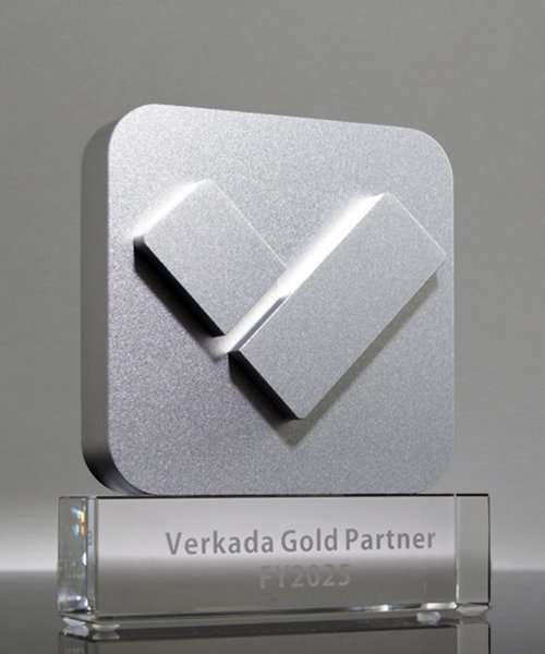 Picture of Momenta Custom Block Award - Silver Metal