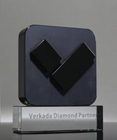 Picture of Momenta Custom Block Award - Black Crystal