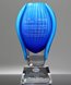 Picture of Elevated Azure Fontana Trophy Vase