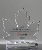 Picture of Maple Leaf Acrylic Award