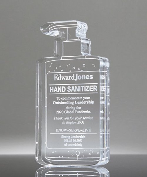 Picture of Hand Sanitizer Acrylic Trophy