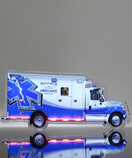 Picture of Acrylic Ambulance Truck Award