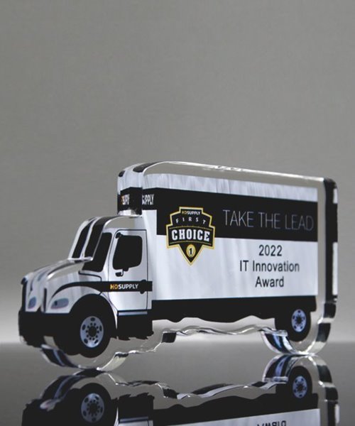 Picture of Acrylic Box Truck Award