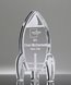 Picture of Laser Engraved Acrylic Rocket Trophy