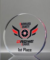 Picture of Acrylic Round Paperweight Award