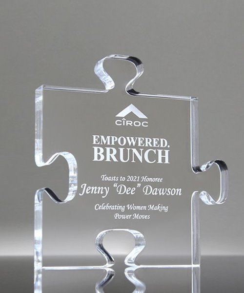 Picture of Acrylic Puzzle Piece Award